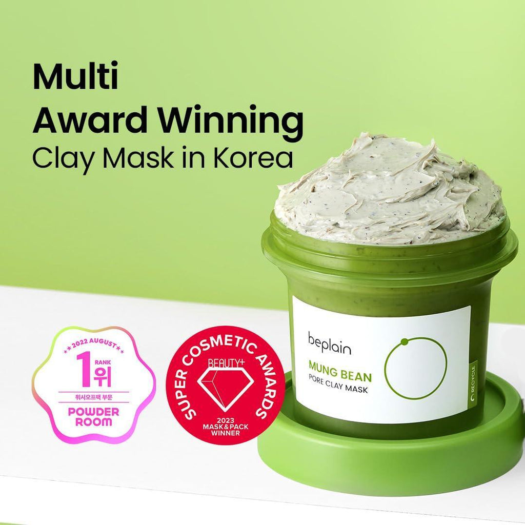 Beplain Mung Bean Pore-Cleansing Clay Mask 120ml