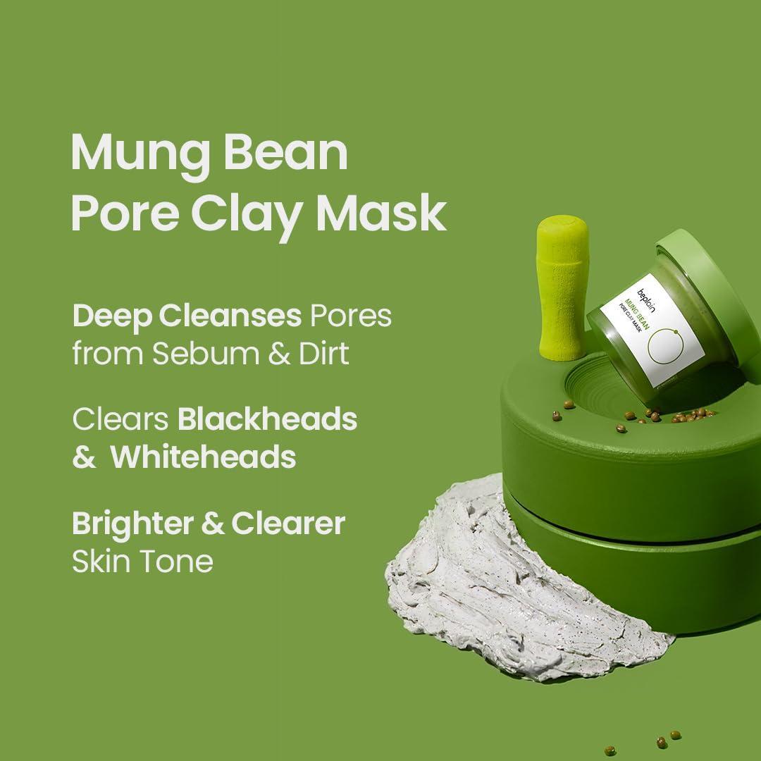 Beplain Mung Bean Pore-Cleansing Clay Mask 120ml