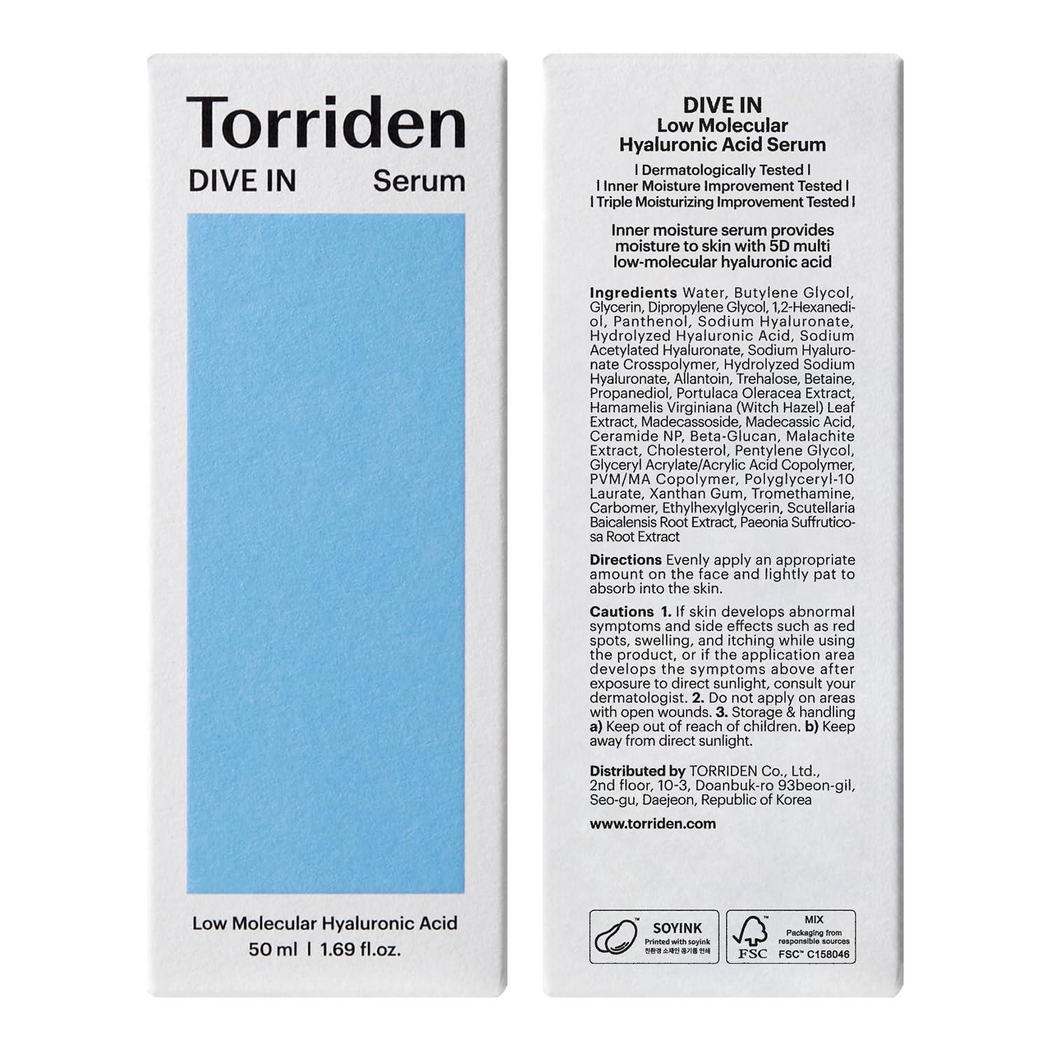 Torriden Dive-In Low Molecular Hyaluronic Acid Serum 50ml