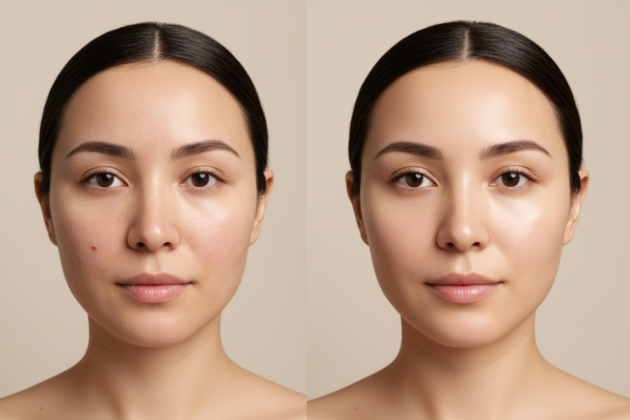 Before & After Skin Transformation